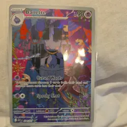 Banette IR 234/217 Illustration Rare Ascended Heroes Pokemon TCG - Image 1