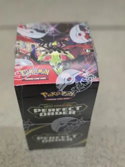 Pokemon TCG Mega Evolution Perfect Order Half Booster Box 18 Packs - Sealed - Image 3