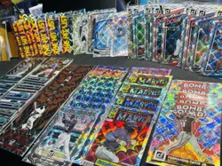 Large Donruss Baseball Insert Card Collection Marvels Bomb Squad & refractors - Image 3