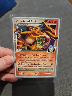 Pokemon TCG Charizard G LV.X DP45 Black Star Promo Card Holo - Image 1