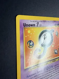 Pokemon TCG Unown #38 Black Star Promo WOTC Vintage Card - Image 4