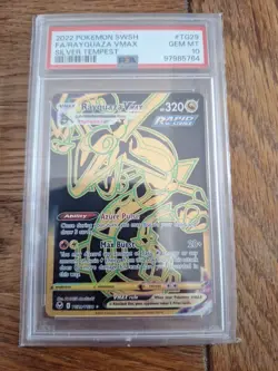 Pokemon Psa 10 Rayquaza Vmax Tg29/tg30 Silver Tempest - Image 1