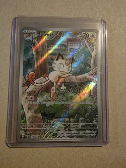 106/094 Meowth : Illustration Rare Card :ME-02 Phantasmal Flames - Image 1