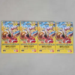 One Piece OP15-EB04 Adventure On Kami's Island Sleeved Booster Packs (Lot Of 4) - Image 1