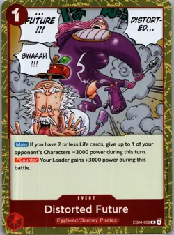 Distorted Future FOIL EB04-008 R Adventure on Kami's Island One Piece Near Mint - Image 1