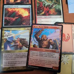 Custom Commander MTG Deck Magic = Reyav, Master Smith **DWARVEN DWARF** Tribal - Image 1