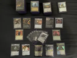 MTG Complete Set Of Lord Of The Rings: Tales Of Middle-Earth (9 Nazgul) Sleeved! - Image 1