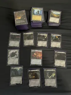 MTG Complete Set Of Lord Of The Rings: Tales Of Middle-Earth (9 Nazgul) Sleeved! - Image 2