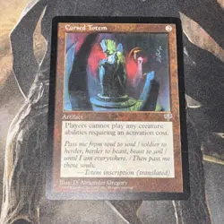 Cursed Totem X1 Mtg Mirage Lp - Image 1