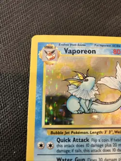 Vaporeon Jungle Holo Nm Pokemon Unlimited Rare WOTC Pokemon - Image 4