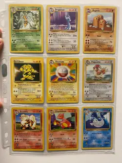 Complete Base Set Non Holo Pokemon Cards Collection Bundle 1999 WOTC Near Mint - Image 1