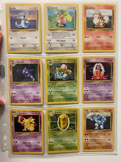 Complete Base Set Non Holo Pokemon Cards Collection Bundle 1999 WOTC Near Mint - Image 3