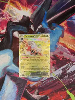 Forretress ex 002/091 Double Rare Paldean Fates Pokemon - Image 1