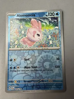 Pokemon TCG * Scarlet & Violet * 48/198 Alomomola REVERSE HOLO Common * FRESH PK - Image 1