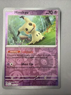Pokemon TCG * SV Paldea Evolved * 97/193 Mimikyu REVERSE HOLO RARE * NM - Image 1