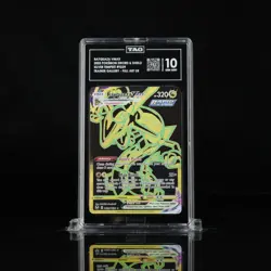2022 Pokemon SWSH Silver Tempest TG29/TG30 Rayquaza VMax Ultra Rare TAG 10 (983) - Image 1