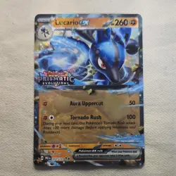 Pokemon TCG Lucario EX 051/131 Prismatic Evolutions Promo Holo 260HP 2023 - Image 1