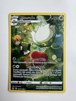 Pokemon TCG Roserade Lost Origin Trainer Gallery TG02/TG30 Holo Ultra Rare - Image 1