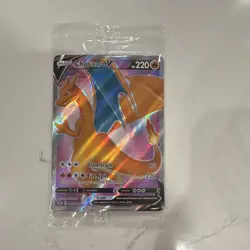 Pokemon Charizard V SWSH050 Promo Full Art Holo Sword & Shield 220 HP English - Image 1