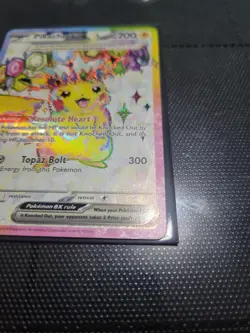 Pokemon TCG Pikachu ex 219/191 Sv08 Surging Sparks Ultra Rare Holo Full Art EX - Image 4