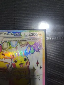 Pokemon TCG Pikachu ex 219/191 Sv08 Surging Sparks Ultra Rare Holo Full Art EX - Image 5