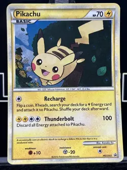Pikachu - HGSS03 - Holo Rare - S&M Black Star Promo - Pokemon TCG - SWIRL - Image 3