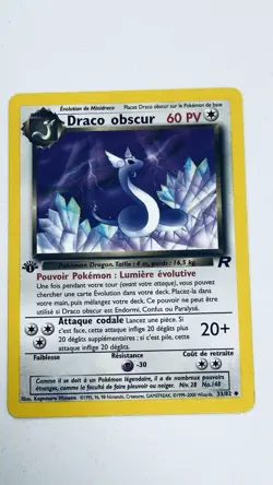 Pokemon Draco obscur Dark Dragonaire 1st Edition Team Rocket French 33/82 - Image 1