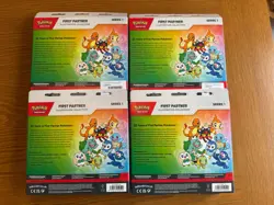 X4 Pokemon First Partner Illustration Collection Series 1 - Image 2