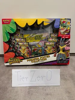 ✅ SEALED Pokemon TCG Ascended Heroes Premium Poster Collection - Mega Lucario - Image 1