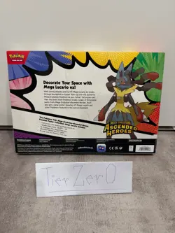 ✅ SEALED Pokemon TCG Ascended Heroes Premium Poster Collection - Mega Lucario - Image 2