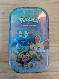 Pokemon TCG Celebrations Mini Tin KALOS Chespin Fennekin Froakie - Sealed - Image 1