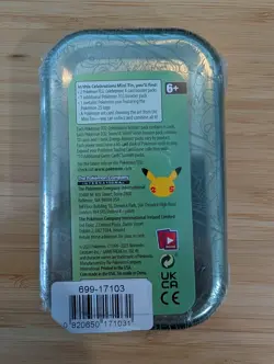 Pokemon TCG Celebrations Mini Tin KALOS Chespin Fennekin Froakie - Sealed - Image 2