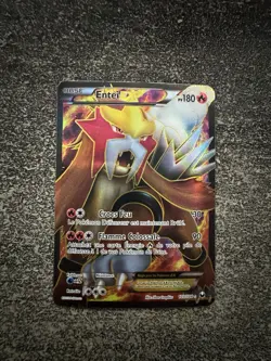 ENTEI EX FULL ART - POKEMON 103/108 NOIR ET BLANC EXPLORATEURS OBSCURS FR - Image 1