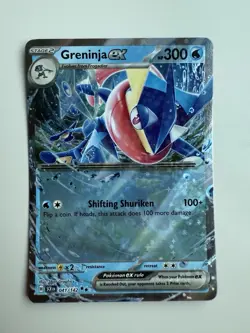2024 Pokemon Stellar Crown Double Rare Holo 041/142 Greninja Ex - Image 1
