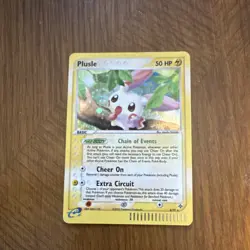 The Pokemon Company Plusle EX Sandstorm Rare Holo Basic 8/100 50HP English - Image 1