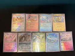Pokemon TCG Prismatic Evolutions Pokeball Eeveelution Set of 9 - Image 1
