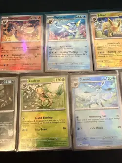 Pokemon TCG Prismatic Evolutions Pokeball Eeveelution Set of 9 - Image 3