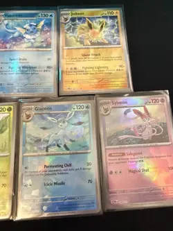 Pokemon TCG Prismatic Evolutions Pokeball Eeveelution Set of 9 - Image 4