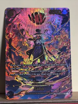 2026 One Piece- SP-#PRB02-014 -Sabo-SR -Excellent Condition 🔥Ready To Grade - Image 4