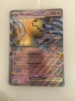 Mimikyu ex 004 Jumbo Oversized Black Star Promo Pokemon TCG Card NM - Image 1