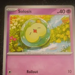 X9 Solosis Duosion Reuniclus Pokemon Cards Mixed Lot Collection Cute Cell 🟢 - Image 2