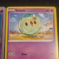 X9 Solosis Duosion Reuniclus Pokemon Cards Mixed Lot Collection Cute Cell 🟢 - Image 4