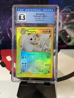 Dewgong - 7/144 - Reverse Holo Skyridge Pokemon card (MINT) CGC 8.5 ⭐⭐⭐ - Image 3