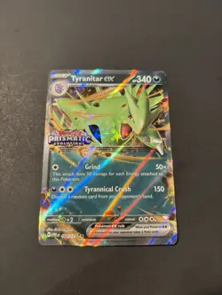 Tyranitar ex (Prismatic Evolutions Stamp) 064/131 Miscellaneous Cards & Product - Image 1