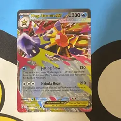 Pokemon TCG Mega Starmie EX 021/088 Perfect Order Double Rare Card - Image 1