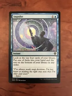 Impulse MTG Magic the Gathering Card NM Near Mint Dominaria United DMU - Image 1