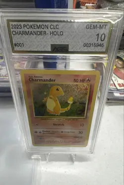 Charmander 001/034 Trading Card Game Classic Holo AGS 10 GEM-MT - Image 2