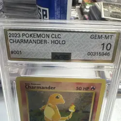 Charmander 001/034 Trading Card Game Classic Holo AGS 10 GEM-MT - Image 3
