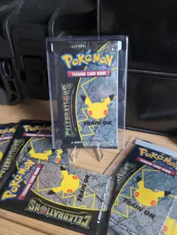 Pokemon 25th Anniversary - Celebrations Booster Pack - 4 Cards / Pack - SEALED - Image 1