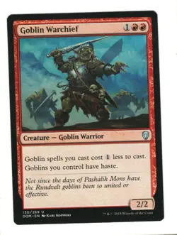 MTG Goblin Warchief Dominaria Magic The Gathering TCG - Image 1